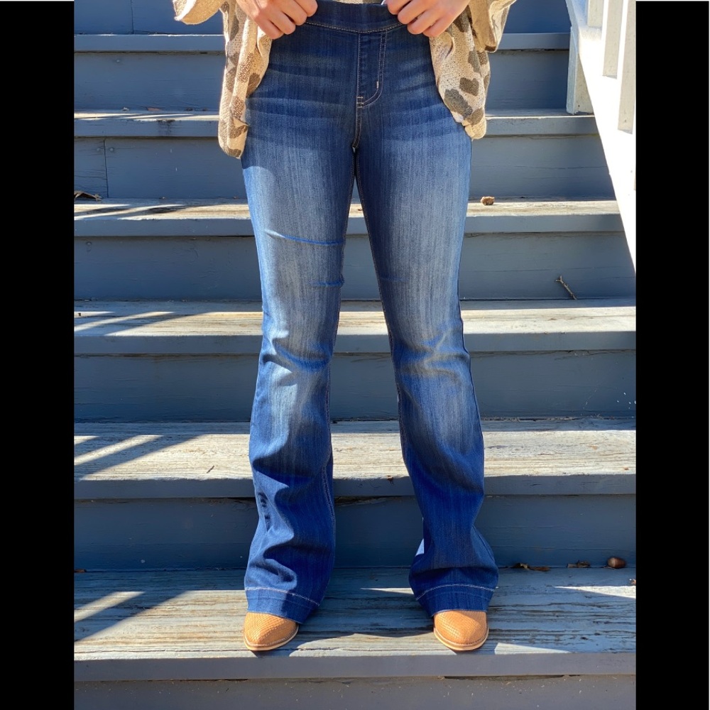 NWT 30" Dark Denim Flares
